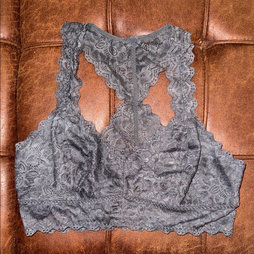 Felina Charcoal Lace Bralette